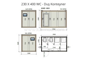 Κοντέινερ WC & Ντους KM - 7F89CD