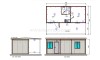 Προκατασκευασμένο Σπίτι 35 m² 1+1