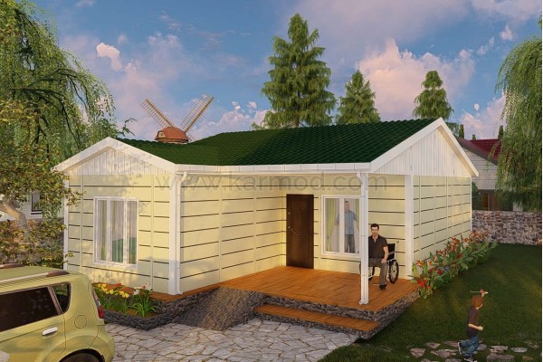Προκατασκευασμένο Σπίτι 73 m² 2+1 Υψίπεδο
