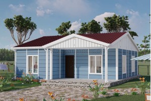 Προκατασκευασμένο Σπίτι 83 m² 2+1 Ανερχόμενο