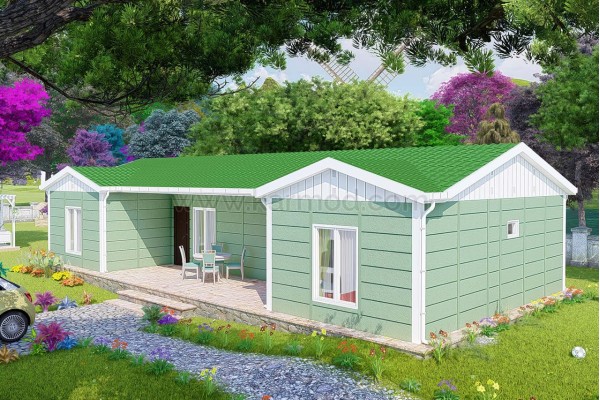 Προκατασκευασμένο Σπίτι 102 m² 3+1 Δίδυμο