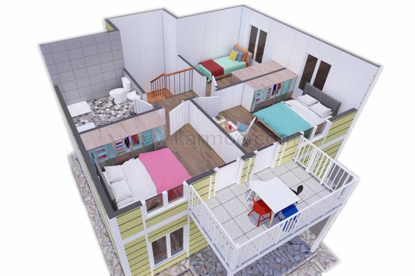 Προκατασκευασμένο Σπίτι 130 m²