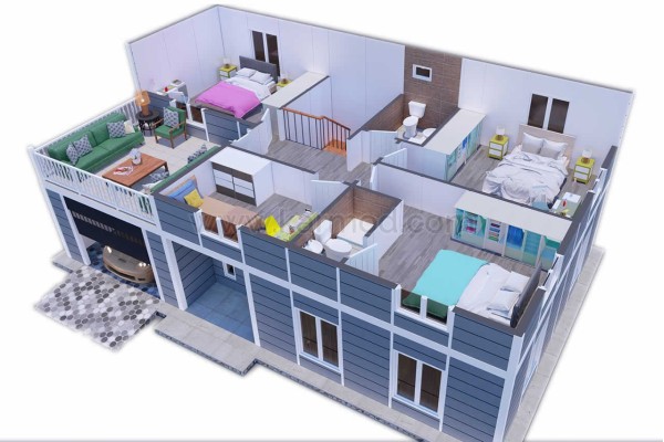 Προκατασκευασμένο Σπίτι 202 m² Φεθιγιε