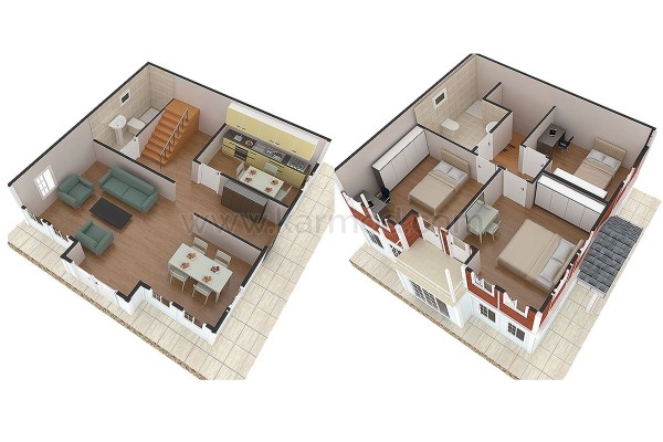 Προκατασκευασμένο Σπίτι 125 m² Σαλε