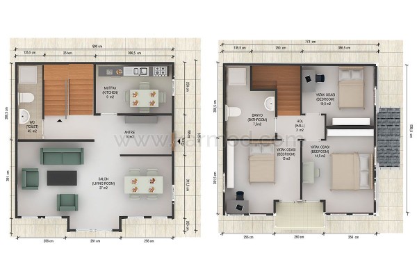 Προκατασκευασμένο Σπίτι 125 m² Σαλε