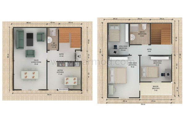 Προκατασκευασμένο Σπίτι 130 m² Λευκό