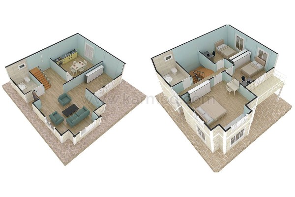 Προκατασκευασμένο Σπίτι 132 m² Μπαγιλντιμ