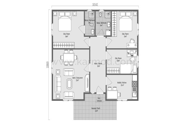 Προκατασκευασμένο Σπίτι 100 m² 3+1 Ανατολή Ήλιου