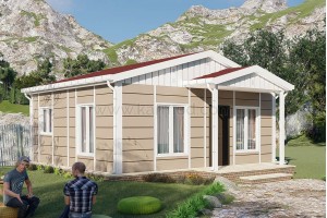 45 m² 2+1 Προκατασκευασμένο Σπίτι – Μοντέλο Νοσταλγία