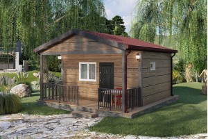 Karmod – 28 m² 1+0 Προκατασκευασμένο Σπίτι Κήπου